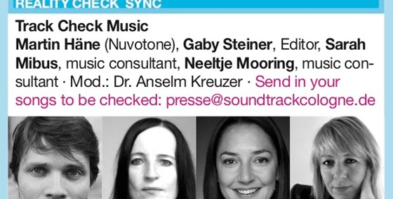 Submit your Song - Track Check at Sound Track_Cologne