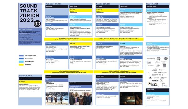 SoundTrack_Zurich 03: The full program is now online