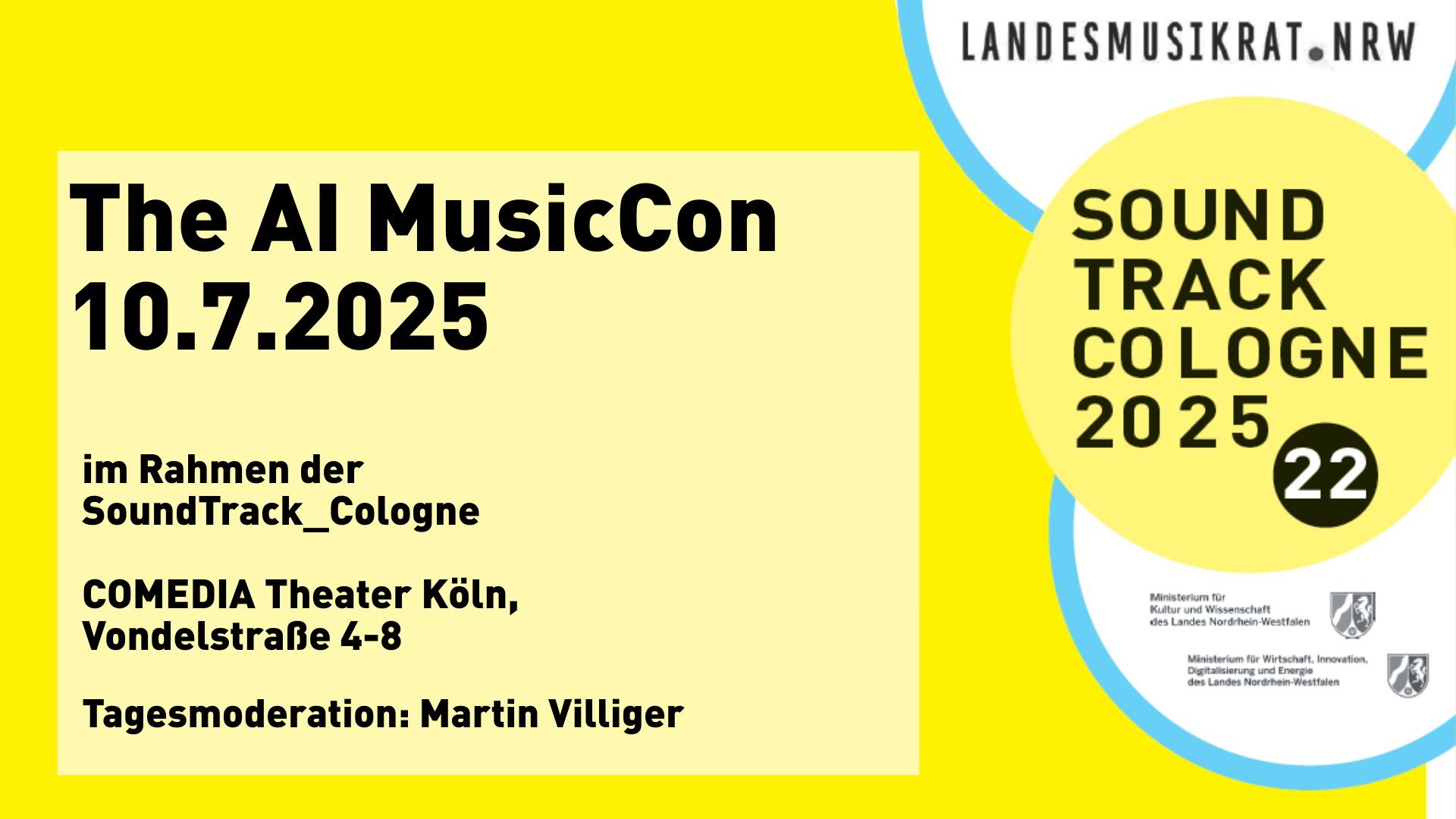 AI MusicCon at SoundTrack_Cologne 22 