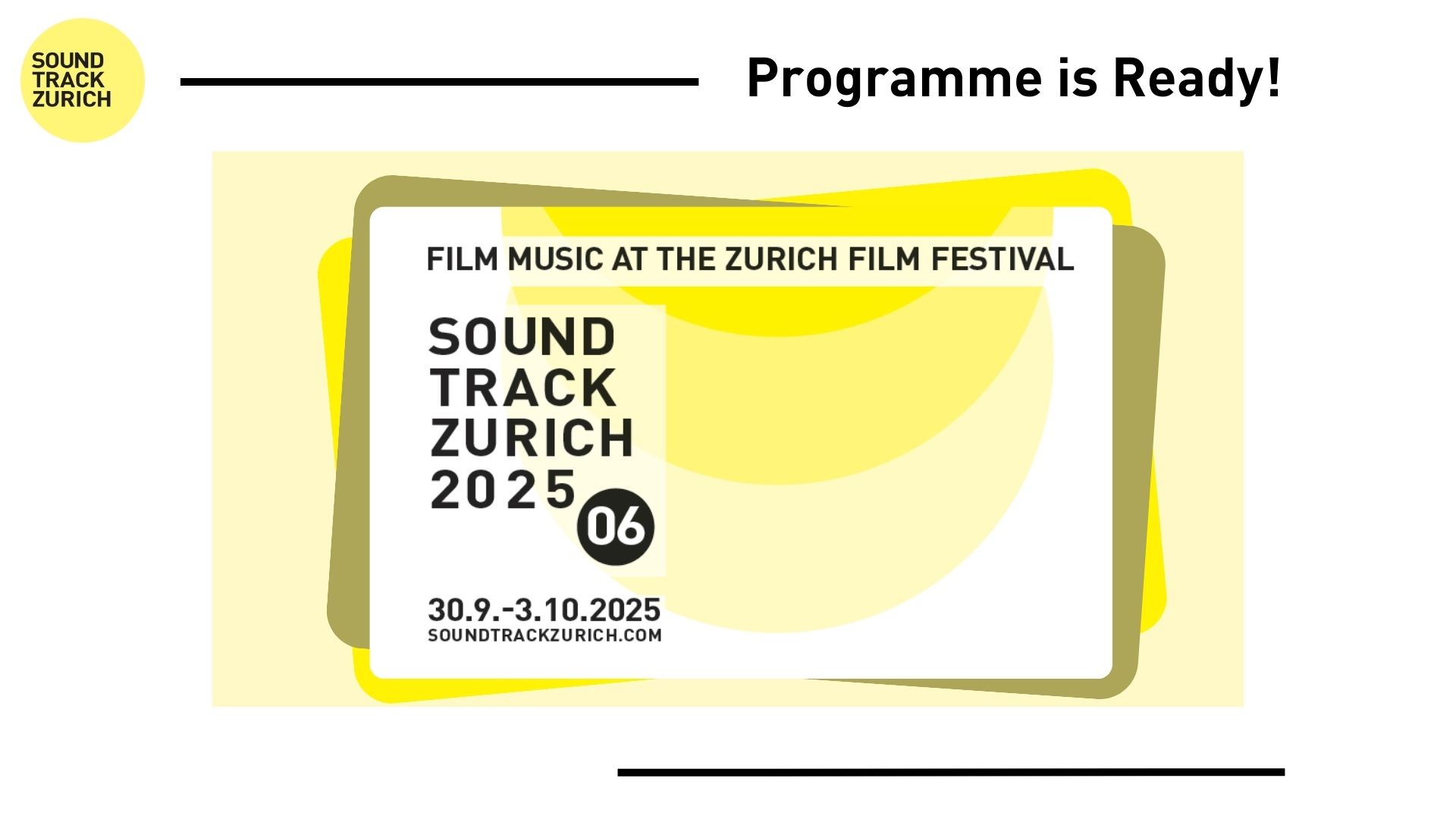 STZ06 Programme Highlights 